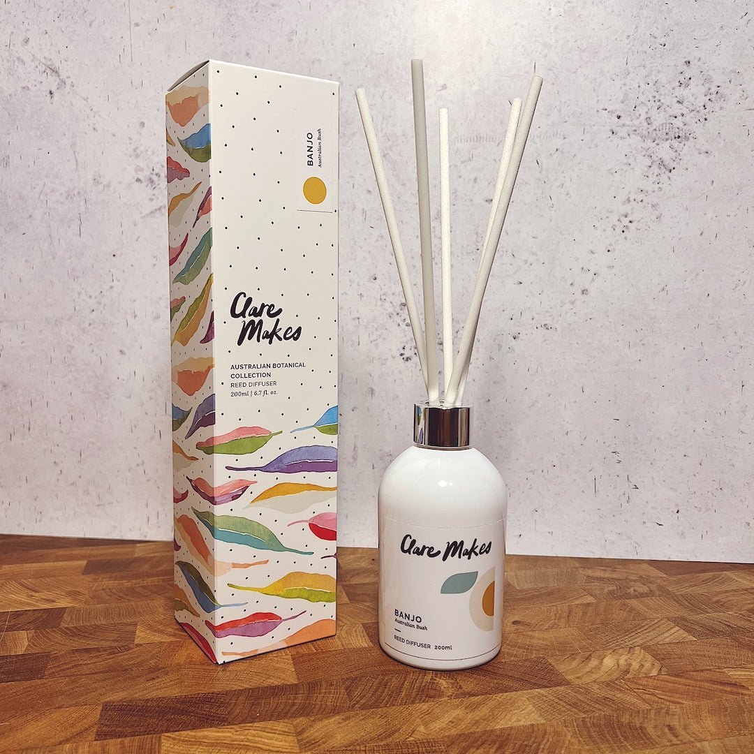 Australian Bush Reed Diffuser 200ml - Clare Makes - Reed Diffuser