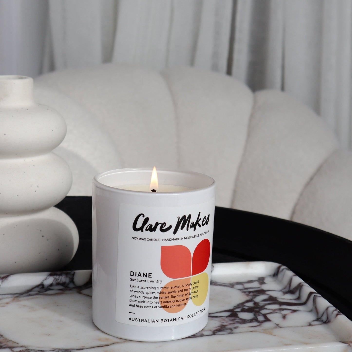 Diane: Sunburnt Country - Clare Makes - Candle