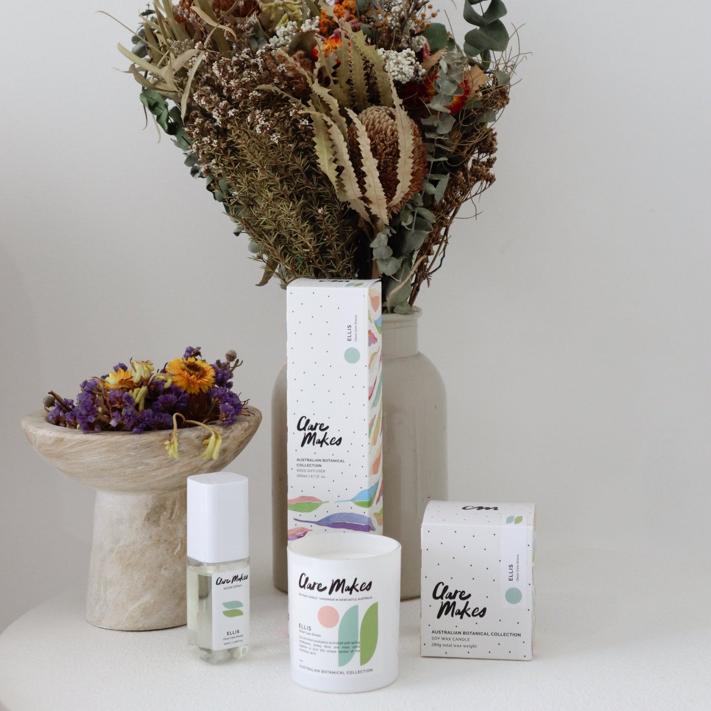 Ellis: Ghost Gum Breeze - Clare Makes - Candle