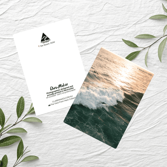 Greeting Card: Bar Beach I - Clare Makes -