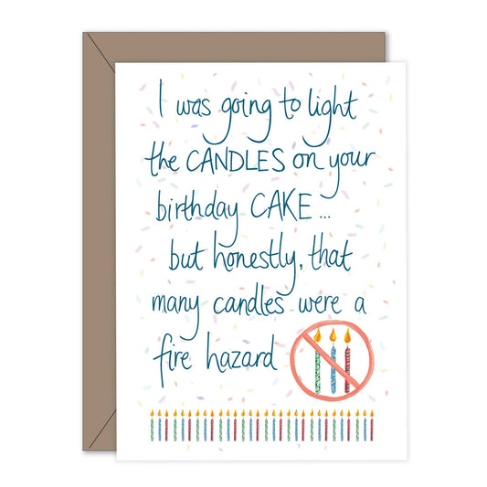 That Many Candles birthday card – Blank inside