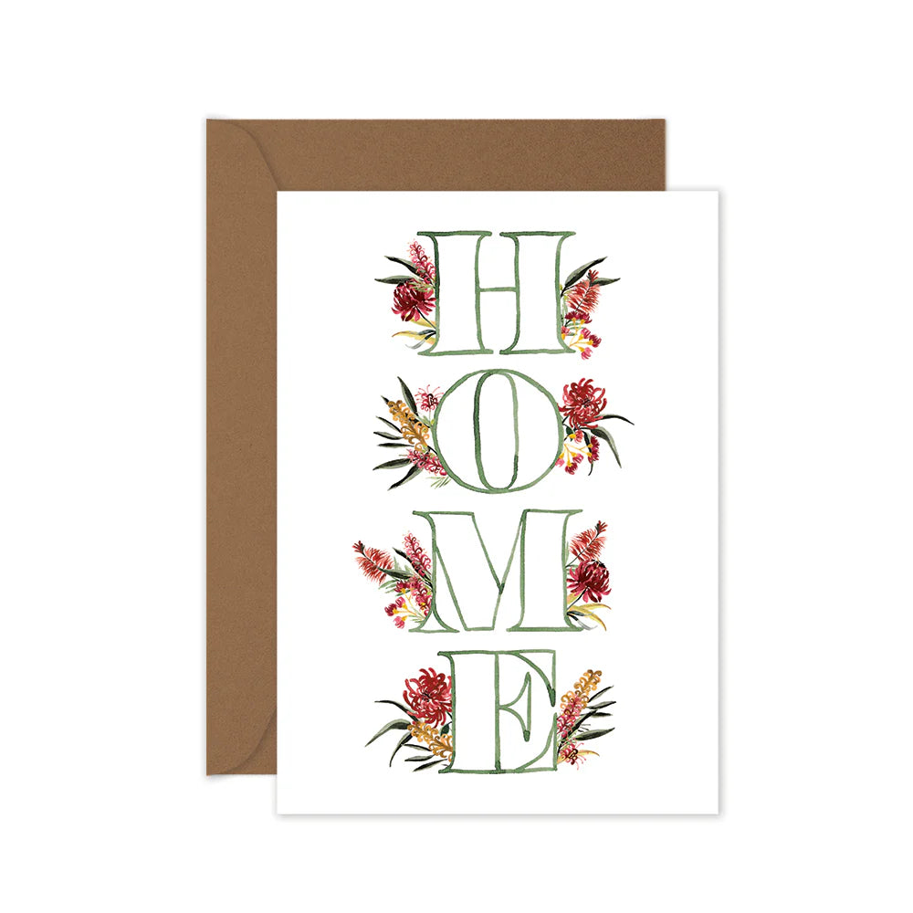 Greeting Card: Native Home (Blank Inside)
