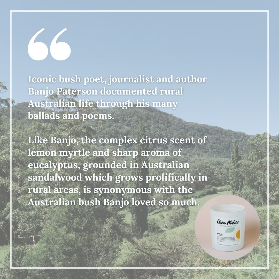 Banjo: Australian Bush - Clare Makes - Candle