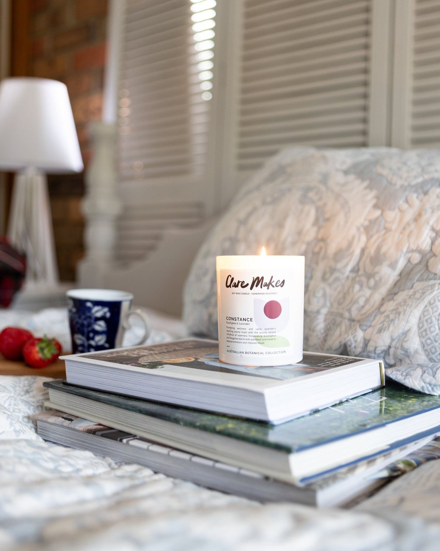 Constance: Eucalyptus & Lavender - Clare Makes - Candle
