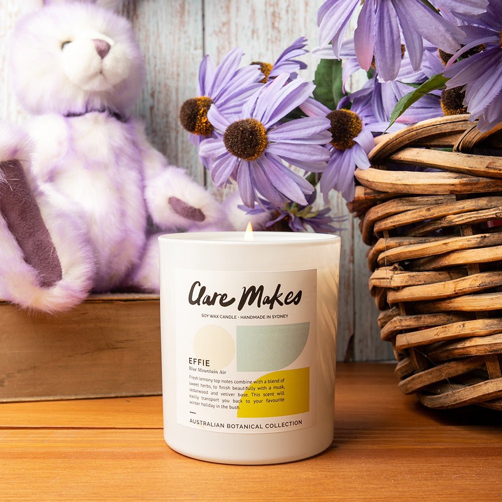 Effie: Blue Mountain Air - Clare Makes - Candle