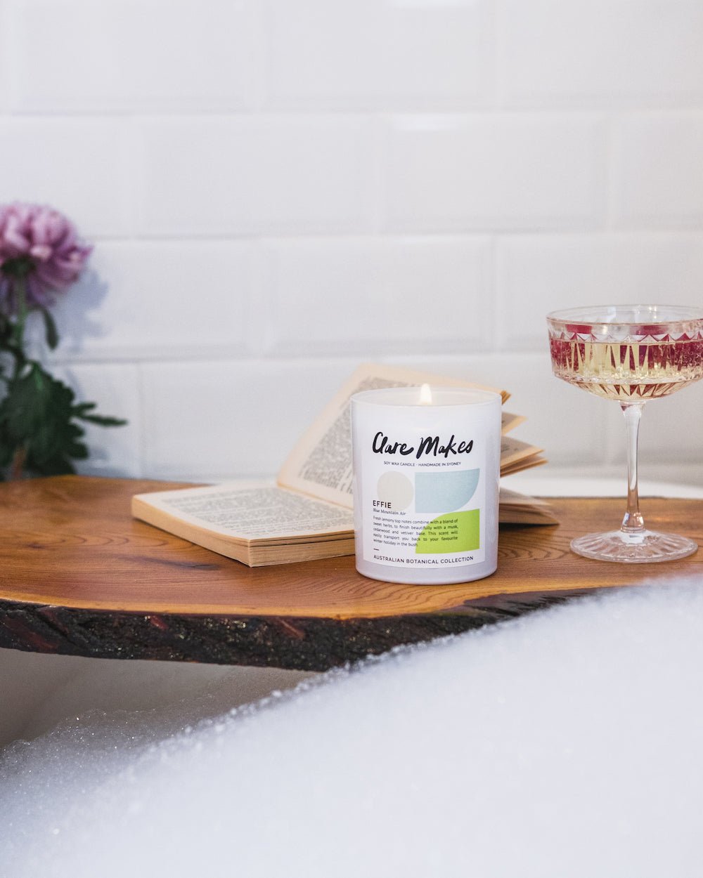 Effie: Blue Mountain Air - Clare Makes - Candle
