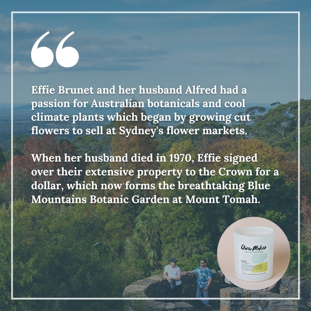 Effie: Blue Mountain Air - Clare Makes - Candle