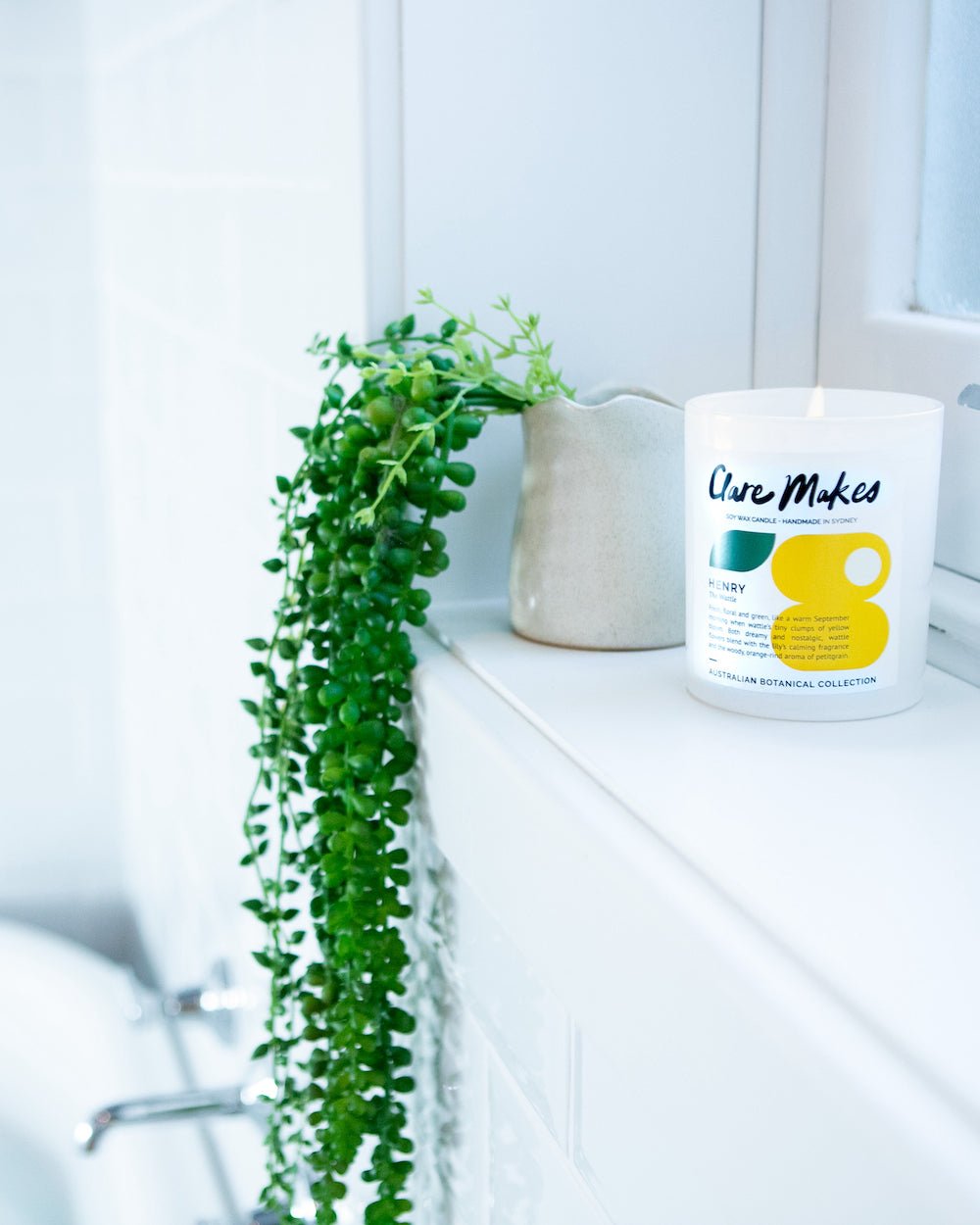 Henry: The Wattle - Clare Makes - Candle