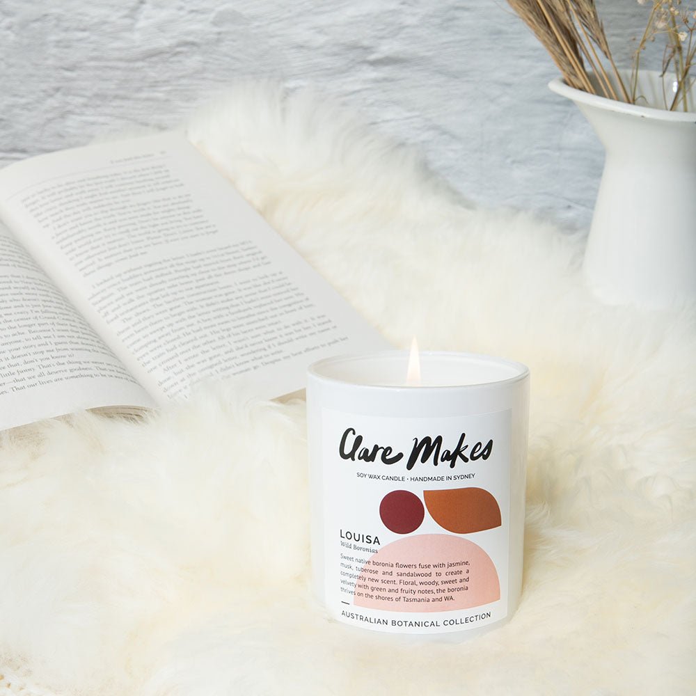 Louisa: Wild Boronias - Clare Makes - Candle