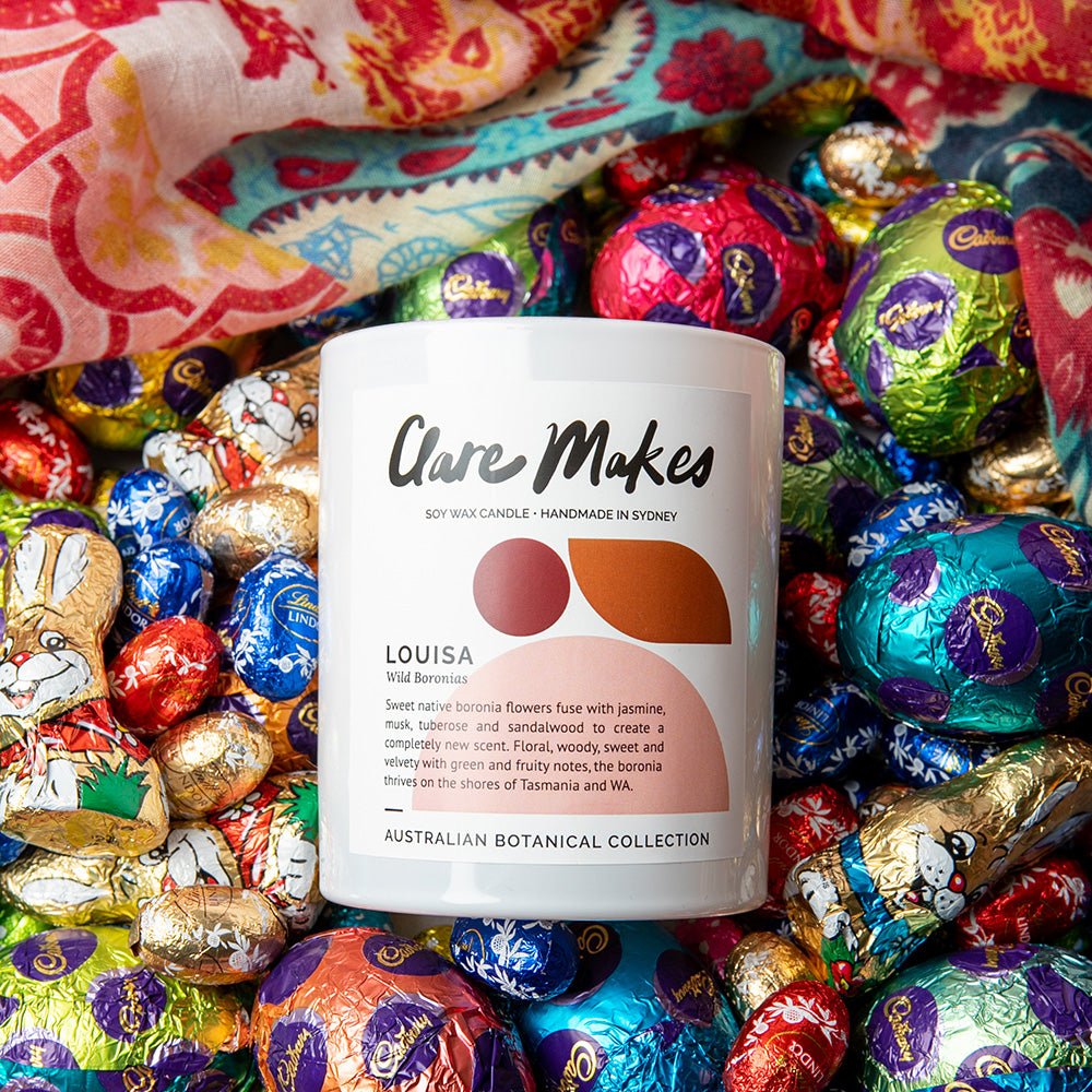 Louisa: Wild Boronias - Clare Makes - Candle