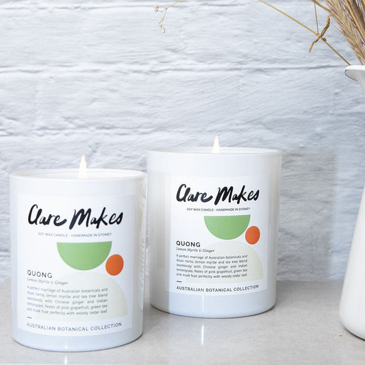 Australian Made Soy Candles vs Imported Candles: What’s the Difference? - Clare Makes