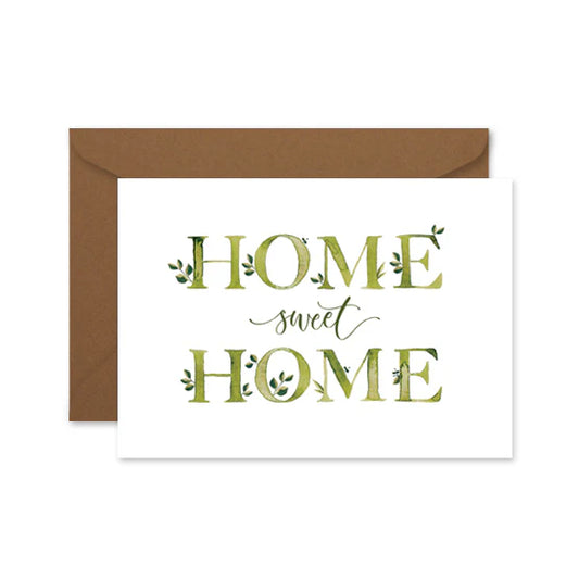Greeting Card: Home Sweet Home (Blank Inside)