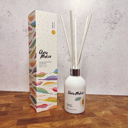 Australian Bush Reed Diffuser 200ml - Clare Makes - Reed Diffuser