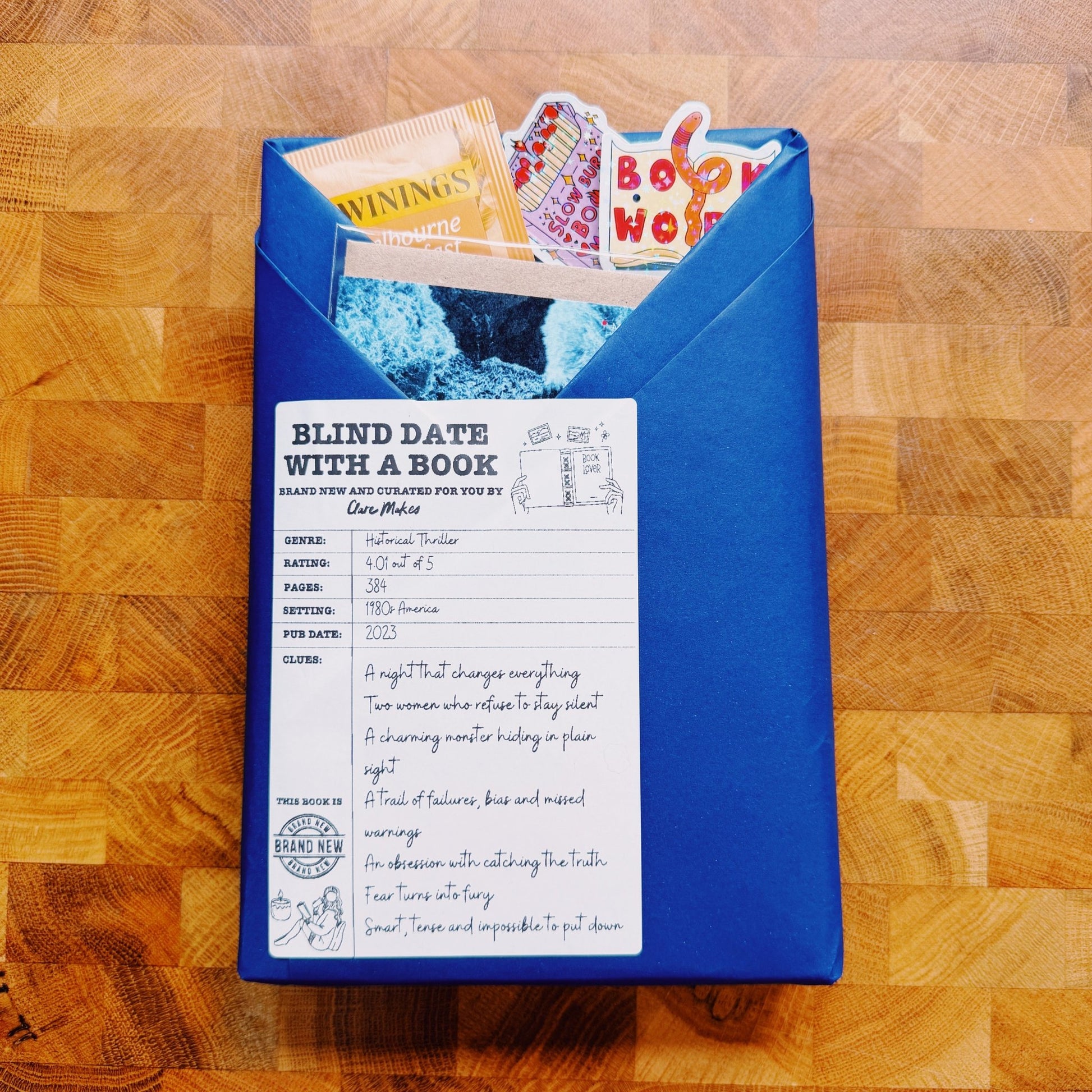 Blind Date With a Book: A Curated Surprise Read - Clare Makes - Blind Date With A Book