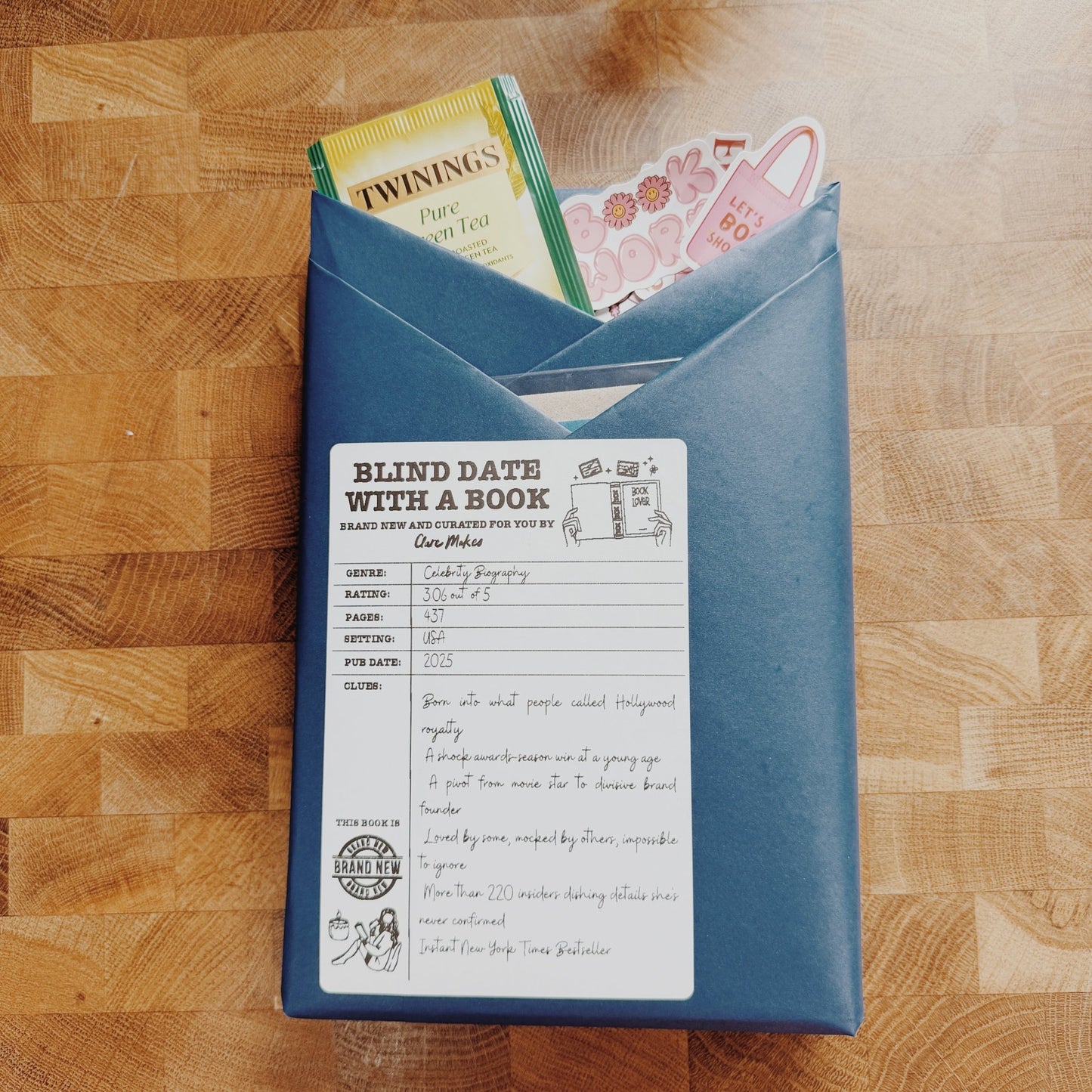 Blind Date With a Book: A Curated Surprise Read (New Books!) - Clare Makes - Blind Date With A Book