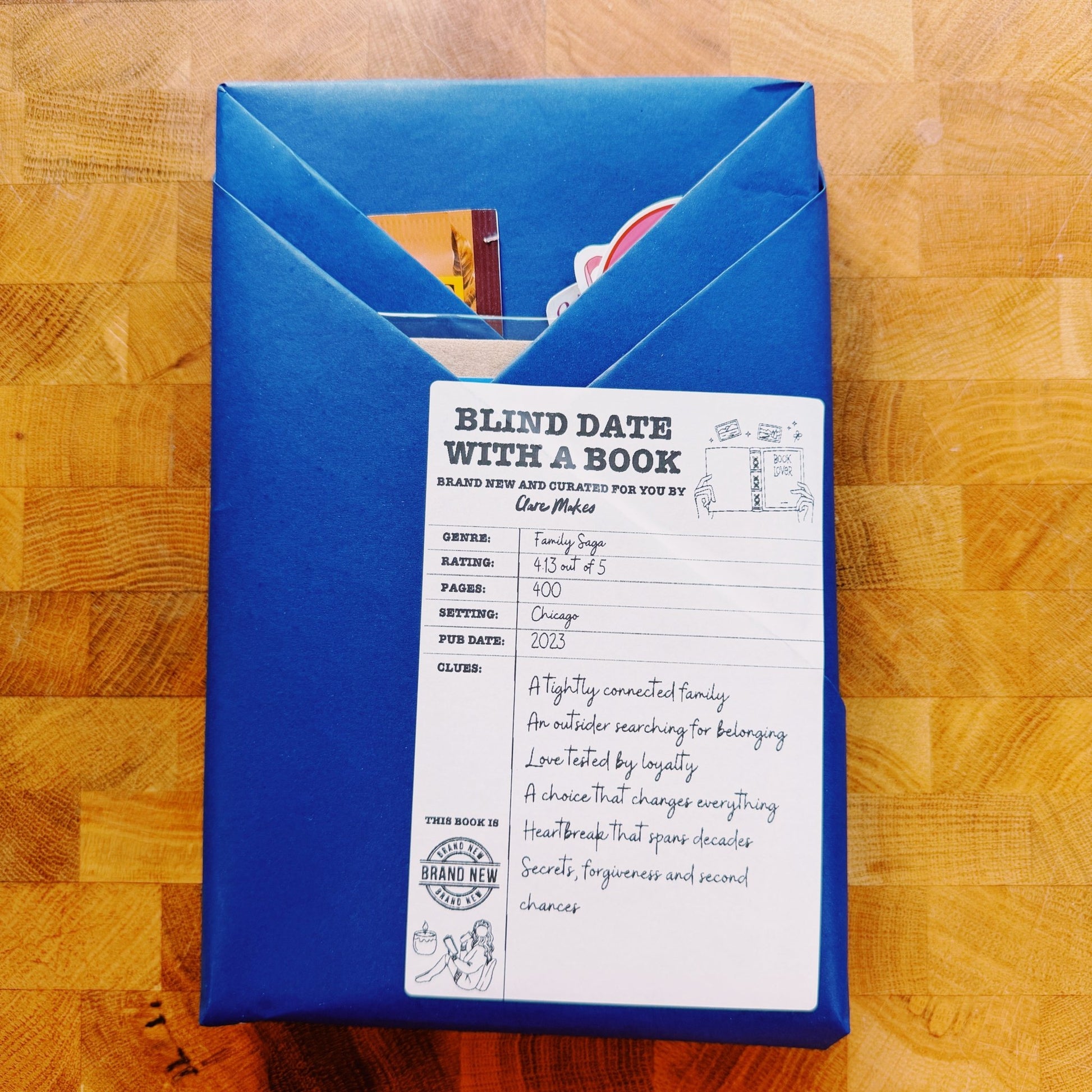 Blind Date With a Book: A Curated Surprise Read (New Books!) - Clare Makes - Blind Date With A Book