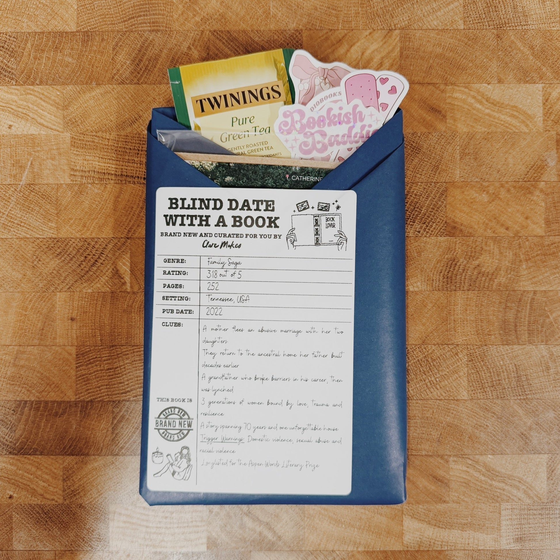 Blind Date With a Book: A Curated Surprise Read (New Books!) - Clare Makes - Blind Date With A Book