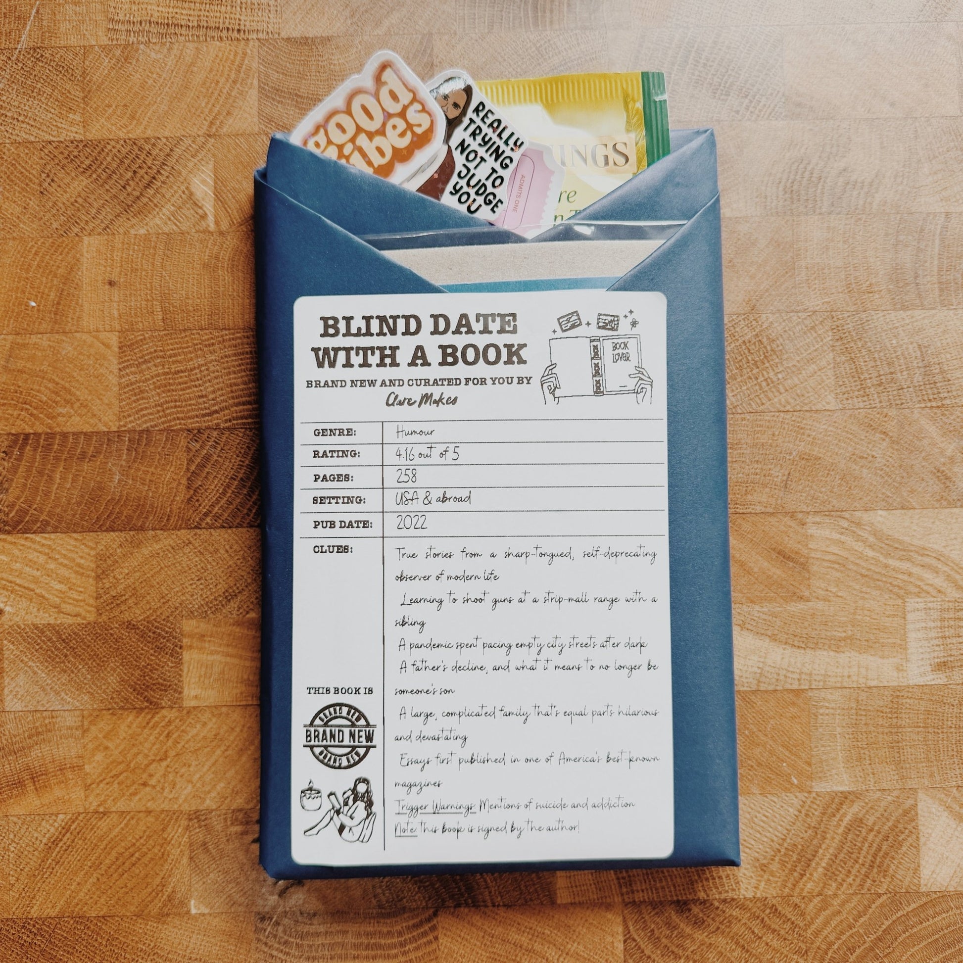 Blind Date With a Book: A Curated Surprise Read (New Books!) - Clare Makes - Blind Date With A Book