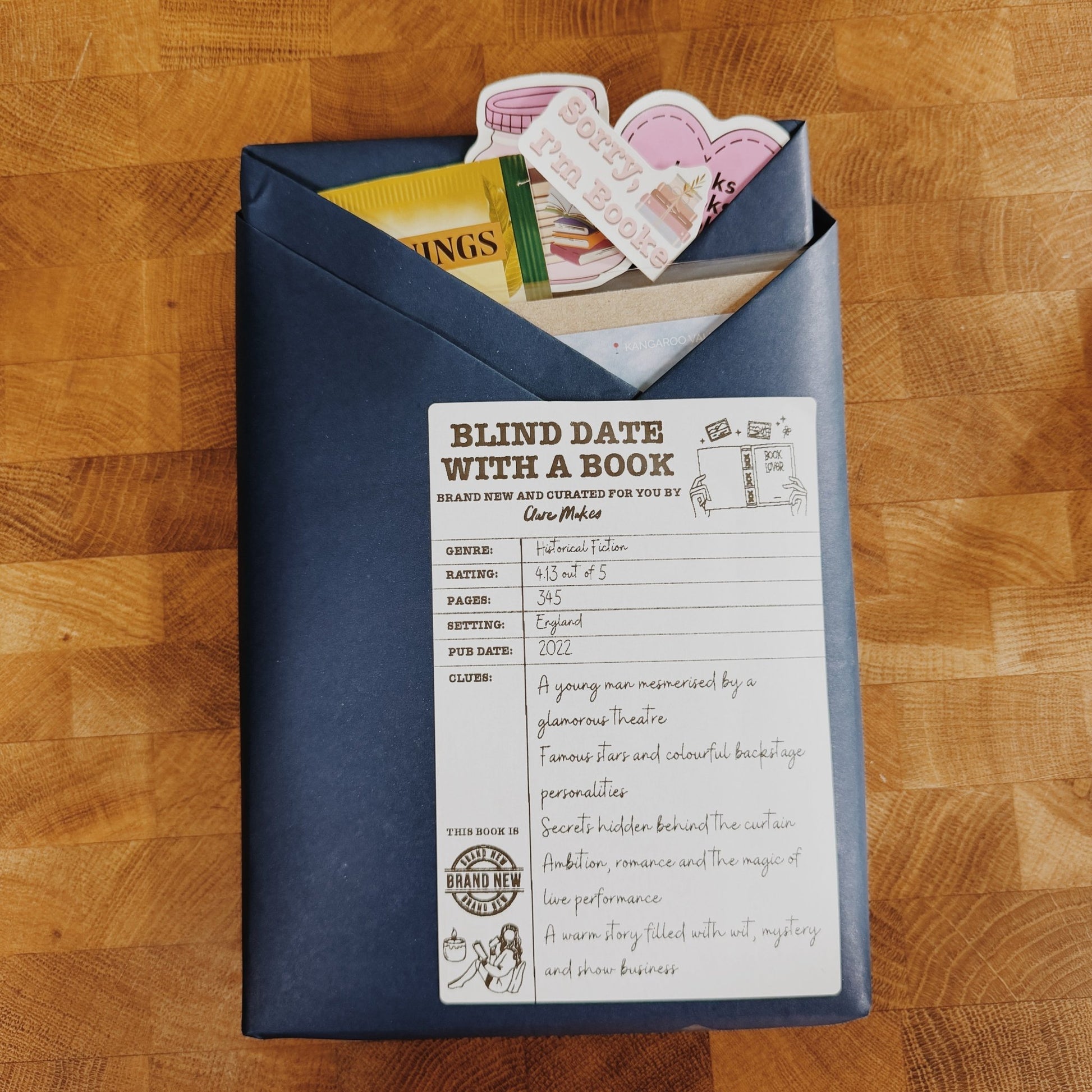 Blind Date With a Book: A Curated Surprise Read (New Books!) - Clare Makes - Blind Date With A Book