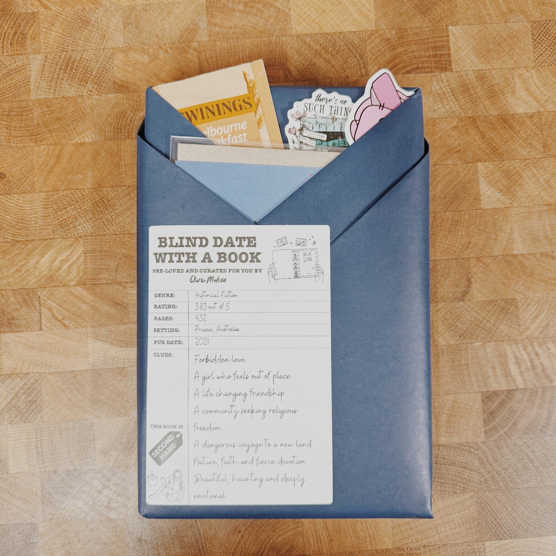 Blind Date With a Book: A Curated Surprise Read (New Books!) - Clare Makes - Blind Date With A Book