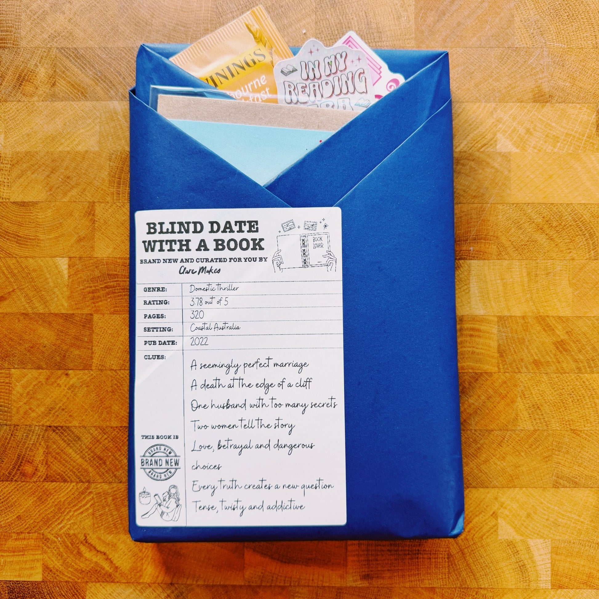 Blind Date With a Book: A Curated Surprise Read (New Books!) - Clare Makes - Blind Date With A Book