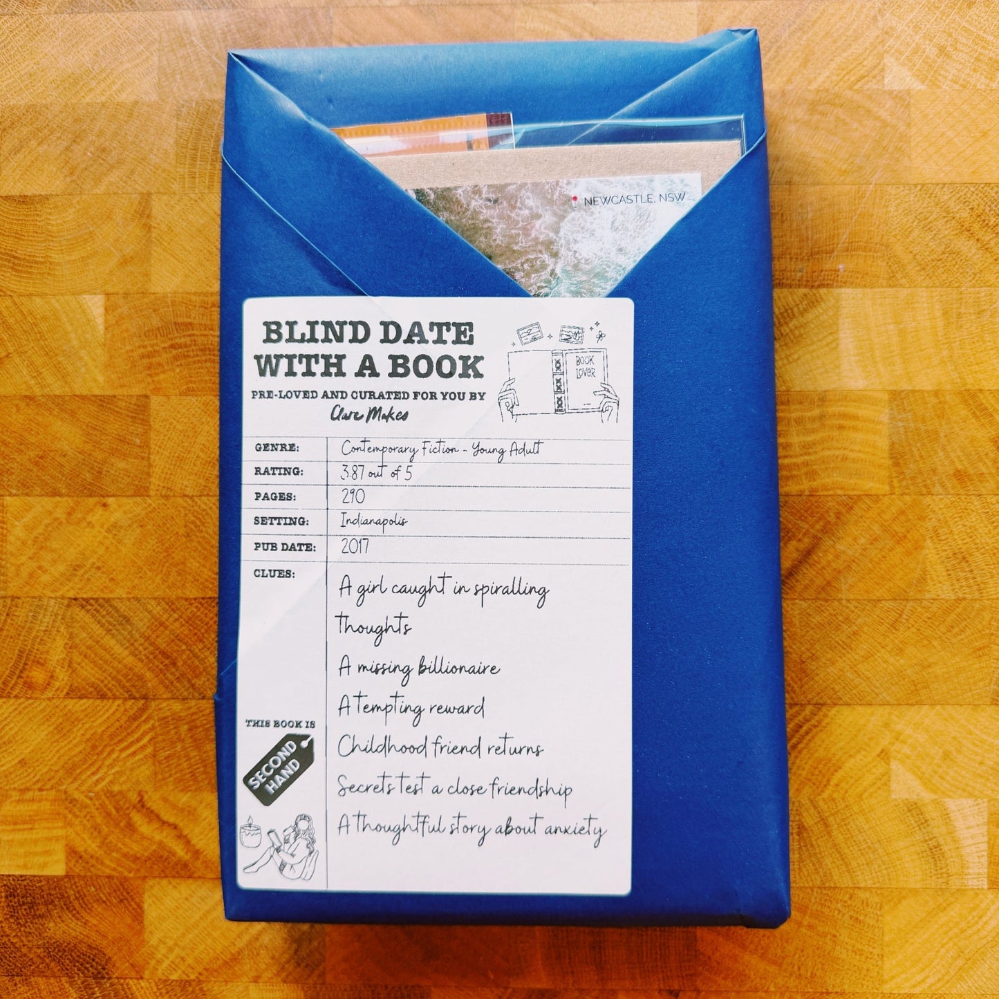 Blind Date With a Book: A Curated Surprise Read (Second-Hand) - Clare Makes - Blind Date With A Book