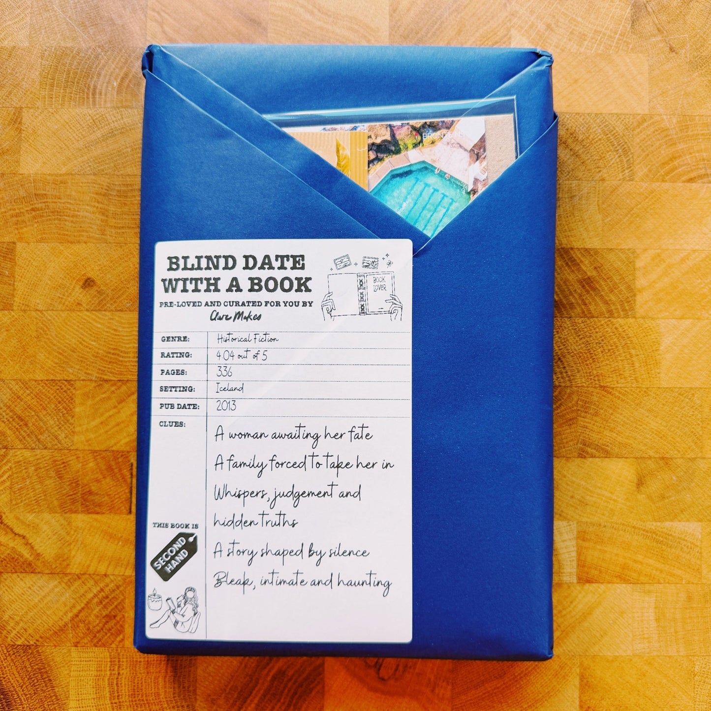 Blind Date With a Book: A Curated Surprise Read (Second-Hand) - Clare Makes - Blind Date With A Book