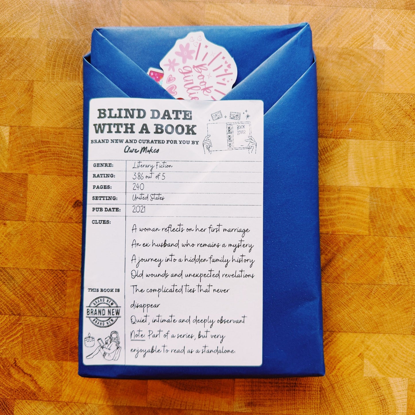 Blind Date With a Book: A Curated Surprise Read (Second-Hand) - Clare Makes - Blind Date With A Book