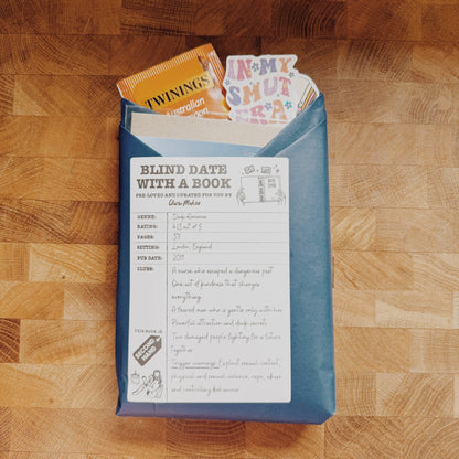 Blind Date With a Book: A Curated Surprise Read (Second-Hand) - Clare Makes - Blind Date With A Book