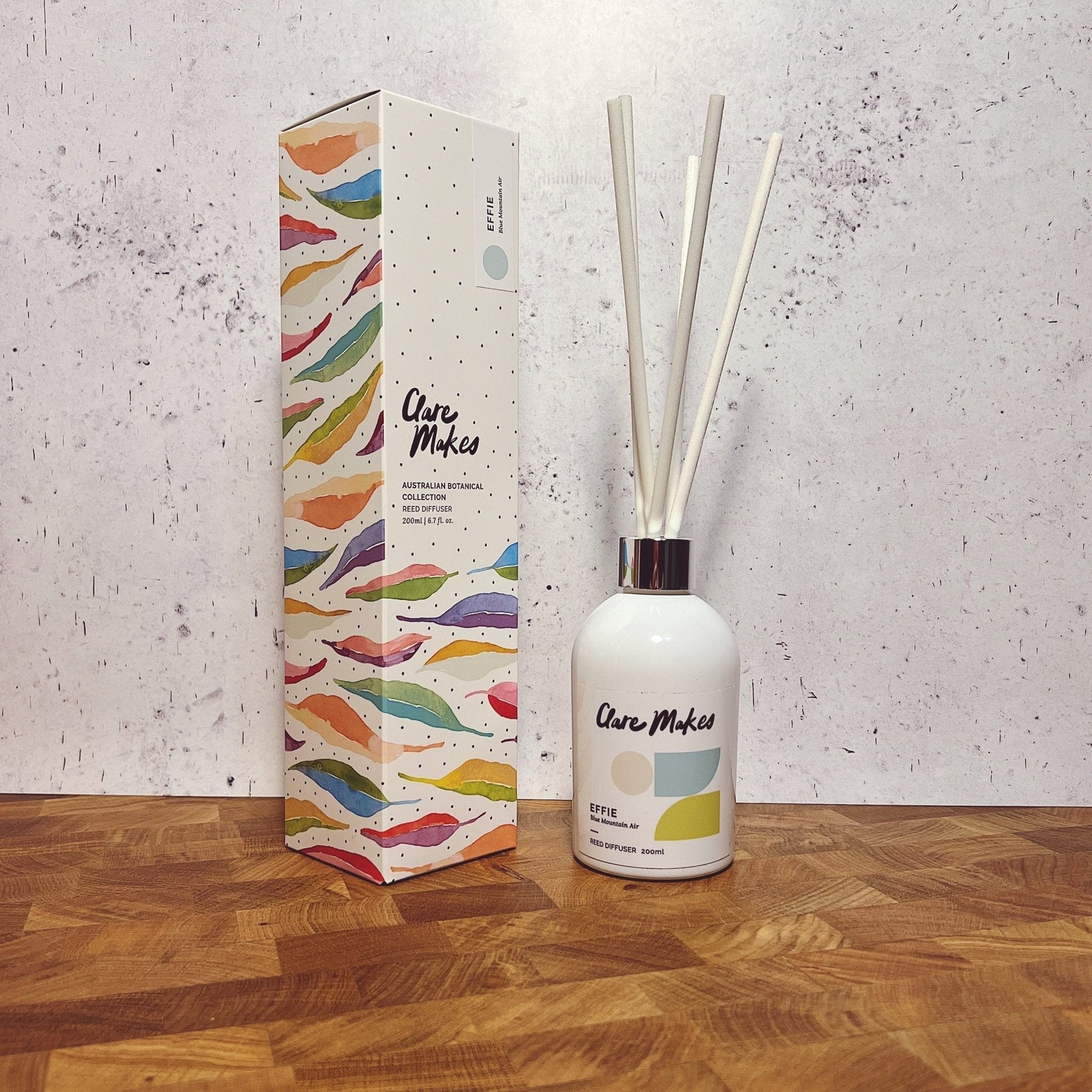 Blue Mountain Air Reed Diffuser 200ml - Clare Makes - Reed Diffuser