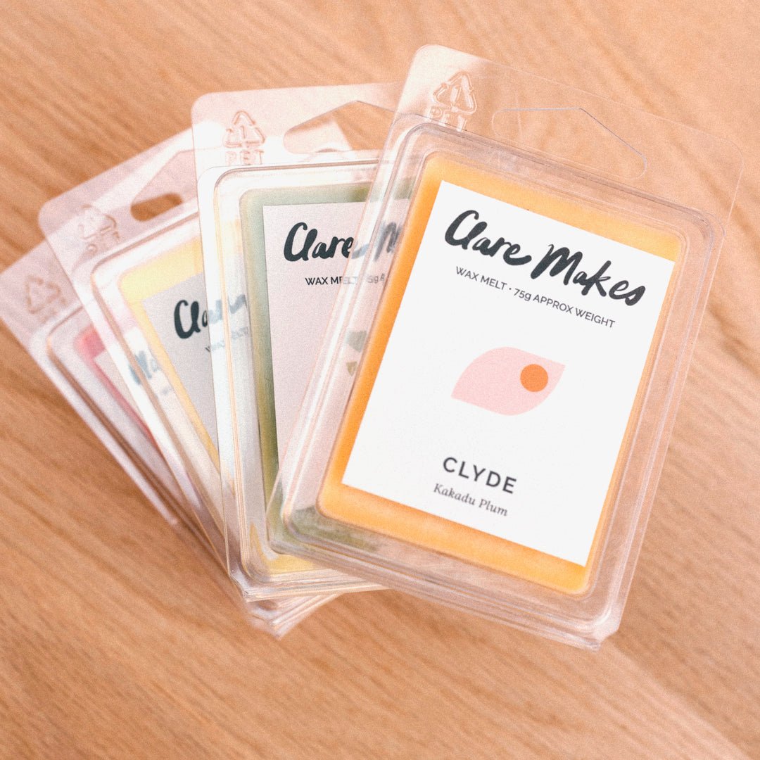 Clamshell Wax Melts - Clare Makes - 