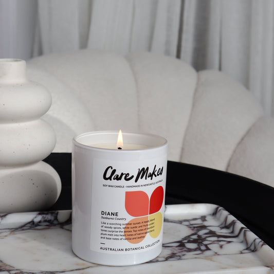 Diane: Sunburnt Country - Clare Makes - Candle