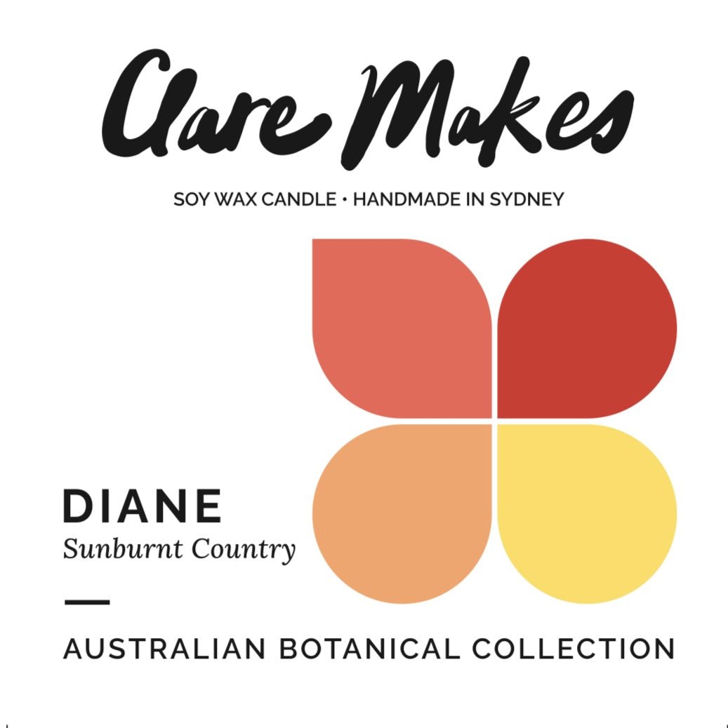 Diane: Sunburnt Country (Seconds) - Clare Makes - Candle