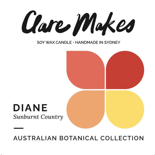 Diane: Sunburnt Country (Seconds) - Clare Makes - Candle