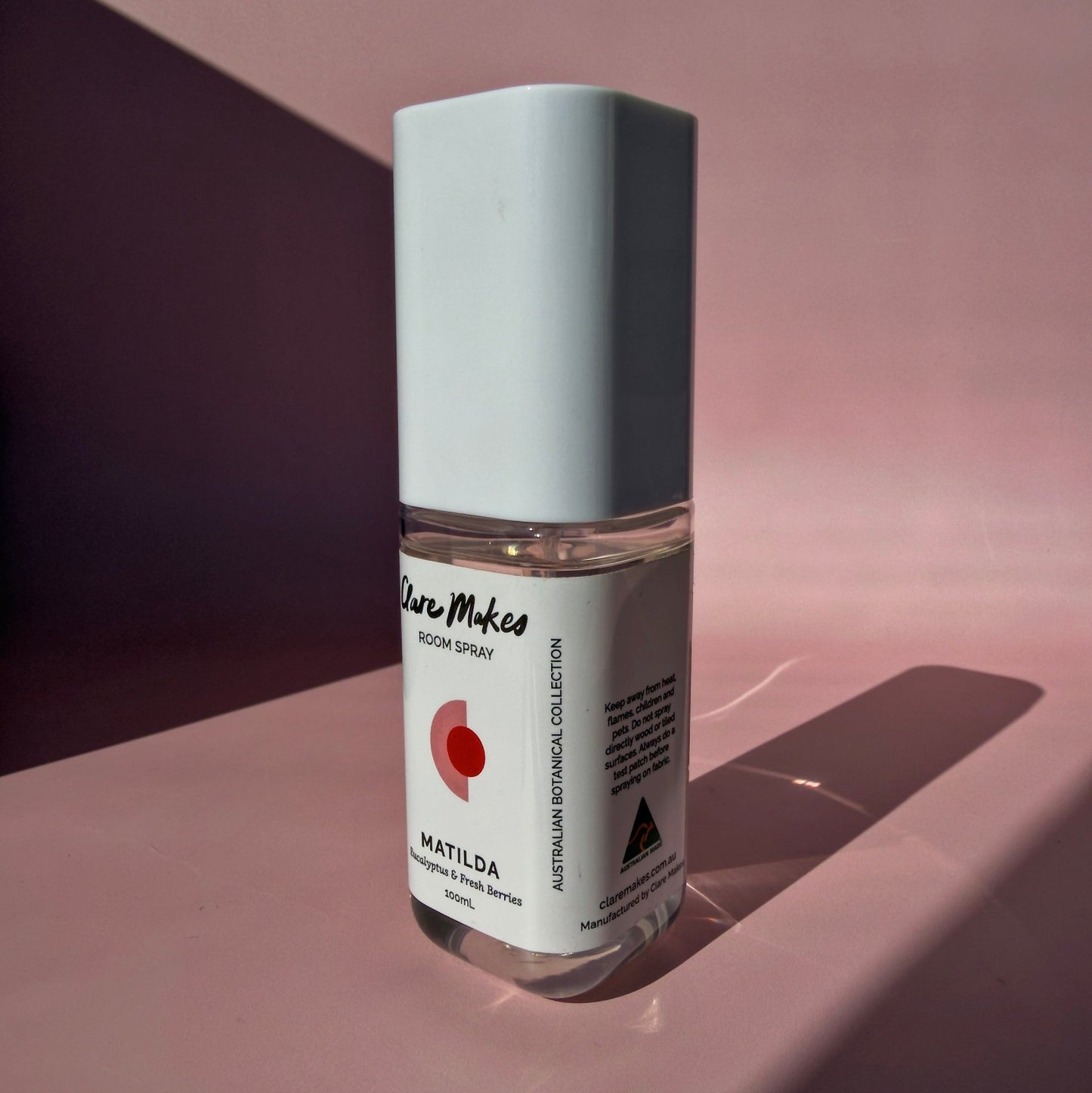 Eucalyptus & Fresh Berries Room Spray 100ml - Clare Makes - Room Spray
