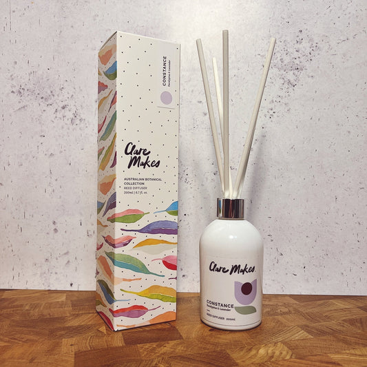 Eucalyptus & Lavender Reed Diffuser 200ml - Clare Makes - Reed Diffuser