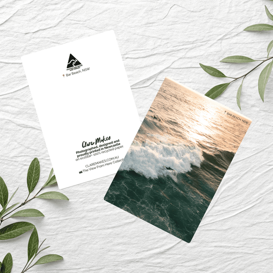 Greeting Card: Bar Beach I - Clare Makes - 