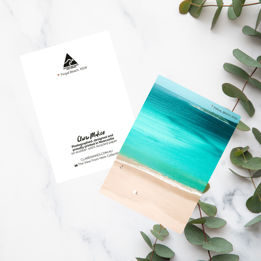 Greeting Card: Fingal Beach I - Clare Makes - 