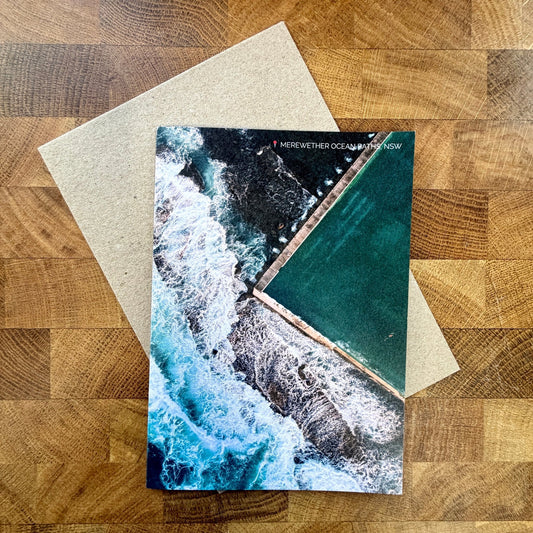 Greeting Card: Merewether Ocean Baths - Clare Makes - 