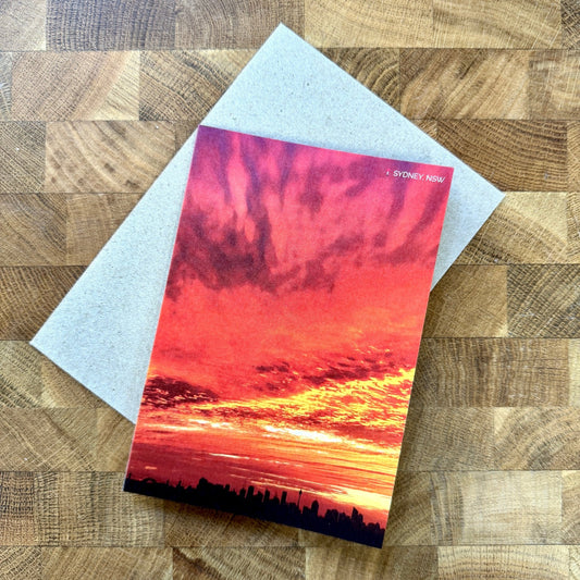 Greeting Card: Sydney Sunrise - Clare Makes - 
