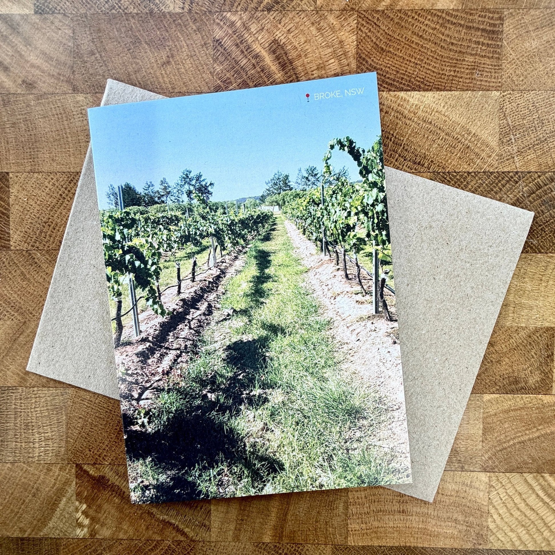 Hunter Valley Greeting Card | NSW Wine Country Card | Clare Makes - Clare Makes -