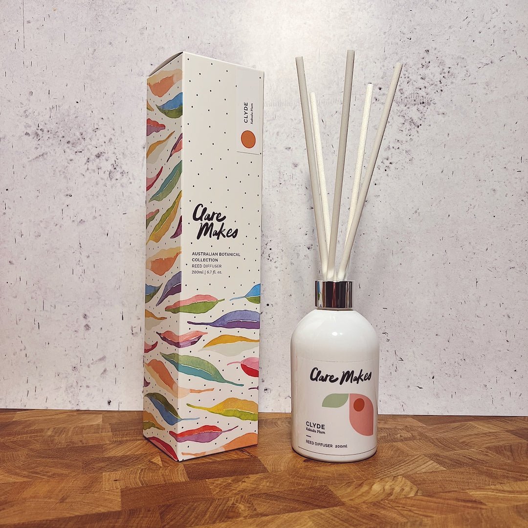 Kakadu Plum Reed Diffuser 200ml - Clare Makes - Reed Diffuser