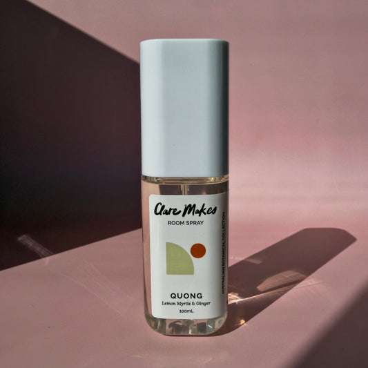 Lemon Myrtle & Ginger Room Spray 100ml - Clare Makes - Room Spray