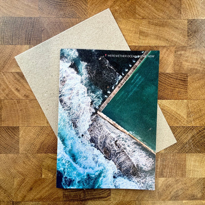 Merewether Ocean Baths Greeting Card | Newcastle Card | Clare Makes - Clare Makes -