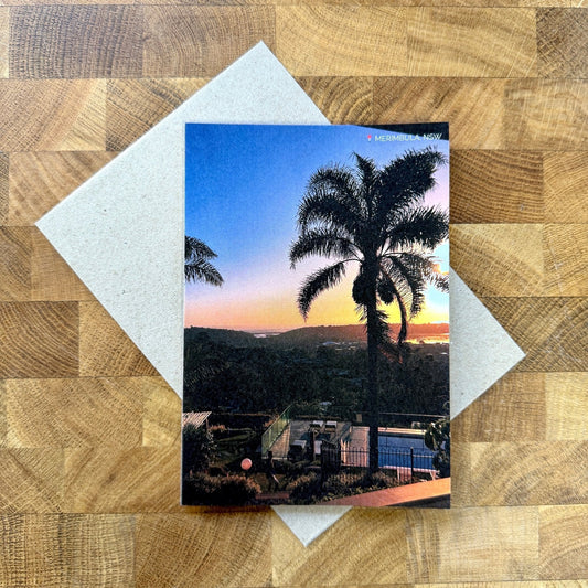 Merimbula Sunset Greeting Card | Sapphire Coast Card | Clare Makes - Clare Makes -