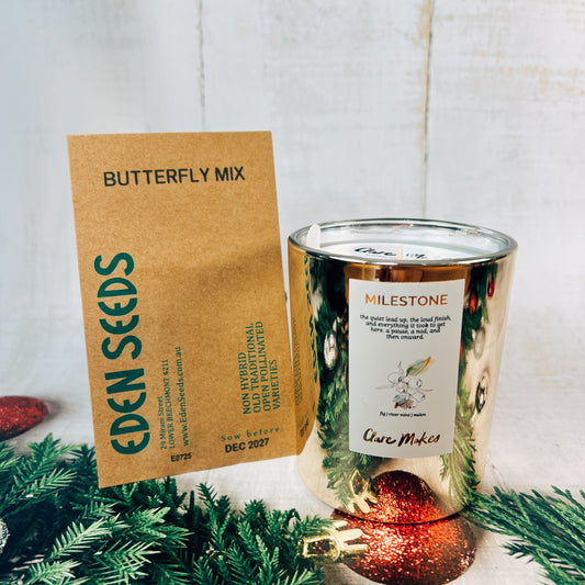 Milestone Celebration Candle & Seed Set - Limited Release - Clare Makes - Candle
