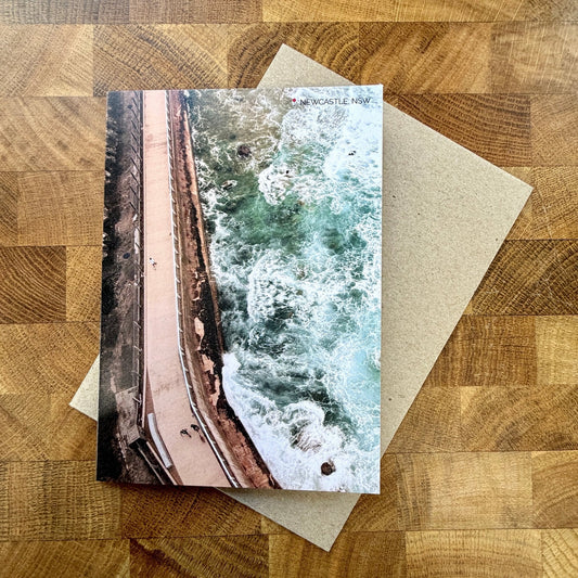 Newcastle Greeting Card | Shortland Esplanade Coastal Card | Clare Makes - Clare Makes -