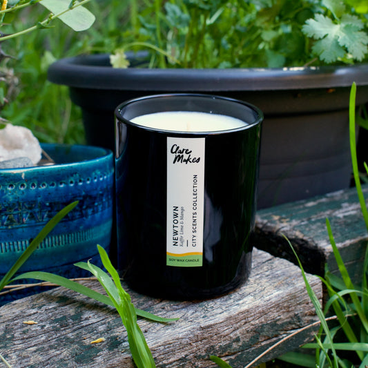 Newtown: Kaffir Lime & Mango - Clare Makes - Candle