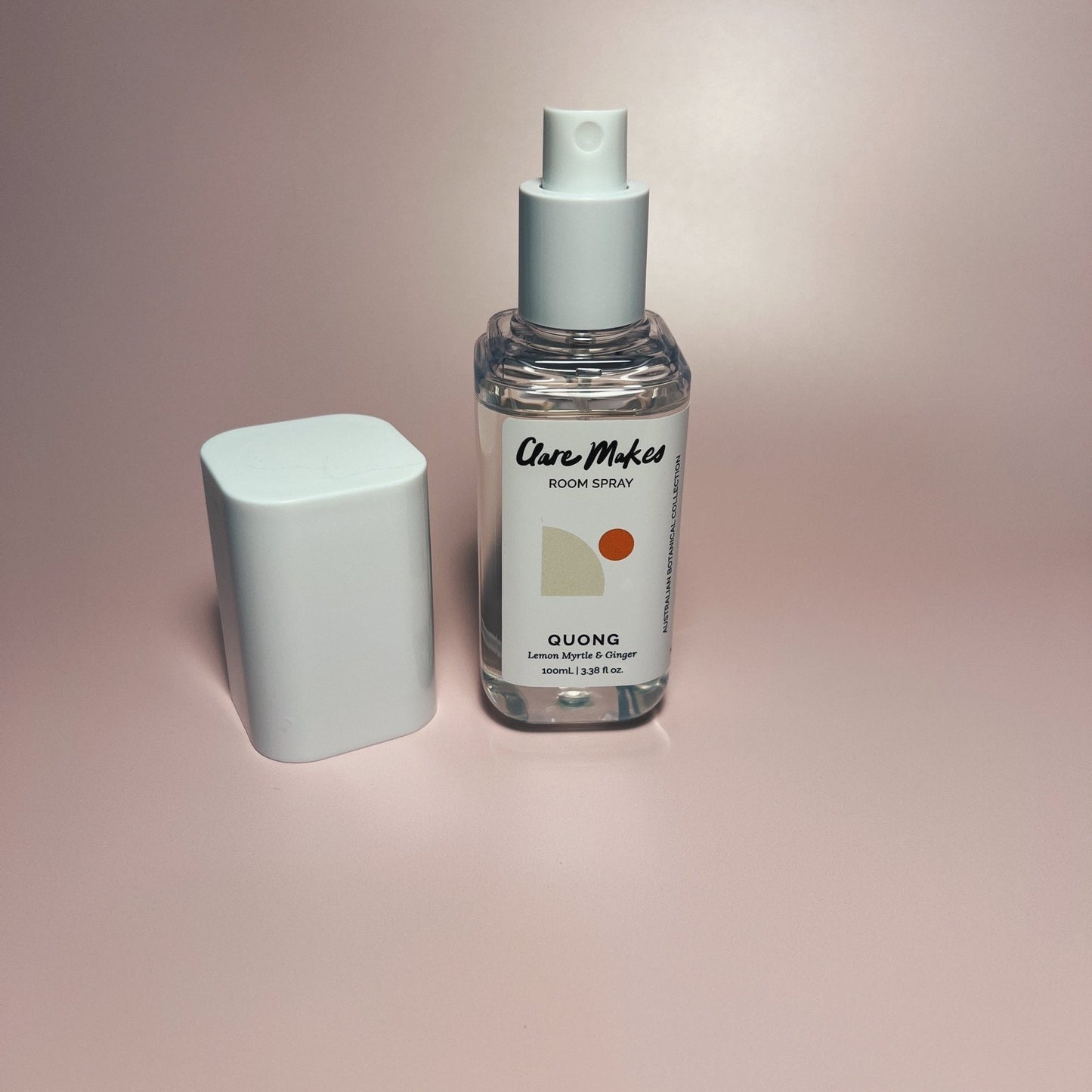 Quong: Lemon Myrtle & Ginger - Room Spray 100ml - Clare Makes - Room Spray