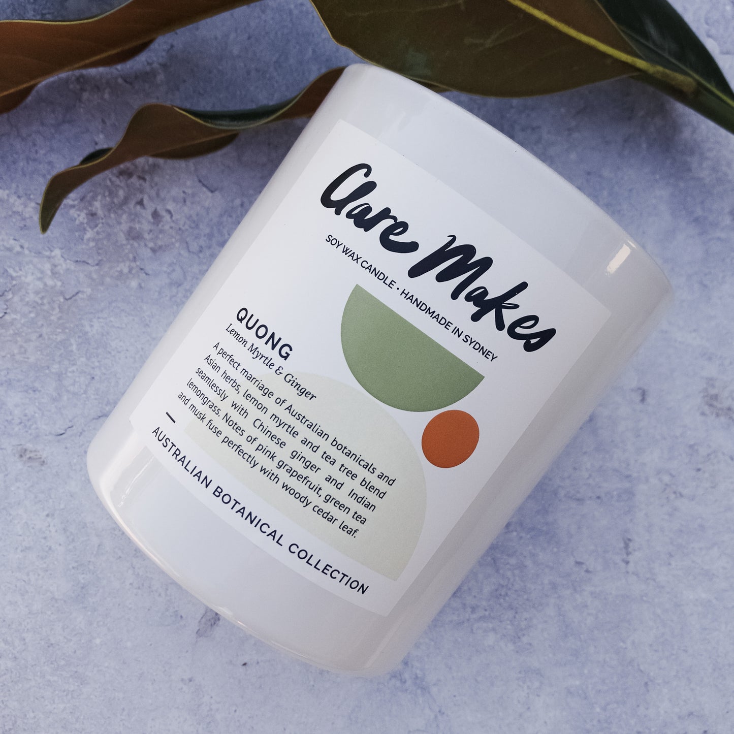 Lemon Myrtle & Ginger Large Candle 280g